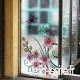 Rsots Film De Fenêtre Film Fenetre 3D Films pour Fenêtre Film Miroir Amovible PVC Vert Sticker Mural Salon Chambre Canapé Rose Décoration De Printemps 60X116Cm - B07QJ3JZF7